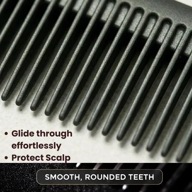 Alt view image 6 of 7 - Carbon Fiber Styling Comb, Anti Static Hair Comb for Men & Women, Detangling & Frizz Control, Heat Resistant Comb for Straight, Curly, Thick & Wavy Hair