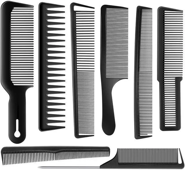 Main image of Hair Comb for Men & Women, 8PCS Professional Styling Combs for Wet Curly Natural Hair Detangling Parting Teasing Styling & Cutting