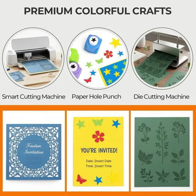 Alt view image 4 of 7 - 40 Sheets Colored Cardstock, 8.27" x 11.7" (A4 Size), 180GSM/65LB