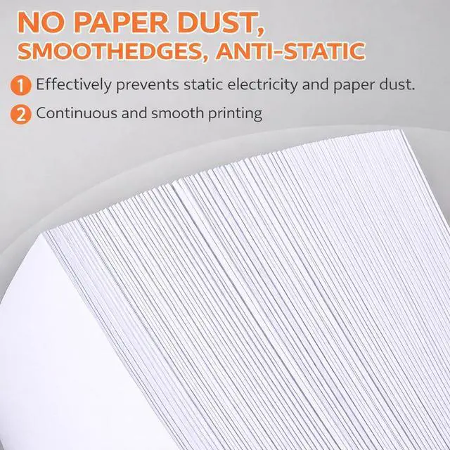 Alt view image 4 of 7 - A4 Copy Paper 80gsm, 100 Sheets per Pack Bright White Printer Paper for Inkjet & Laser, Smooth Double-Sided Printing, Home Office & School Use