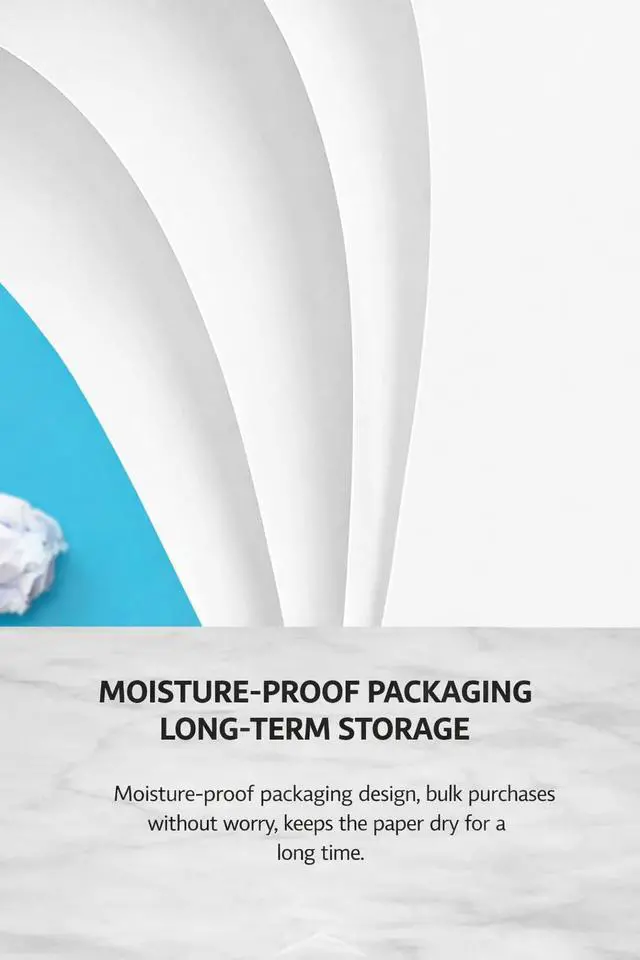 Alt view image 6 of 7 - A4 Copy Paper 80gsm, 100 Sheets per Pack Bright White Printer Paper for Inkjet & Laser, Smooth Double-Sided Printing, Home Office & School Use