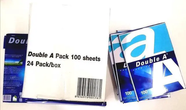 Alt view image 3 of 4 - A4 Size Premium Printer Paper - Great for Printing Professional Documents - 21 lb - 8.3" x 11.7" (100 Sheets, White)