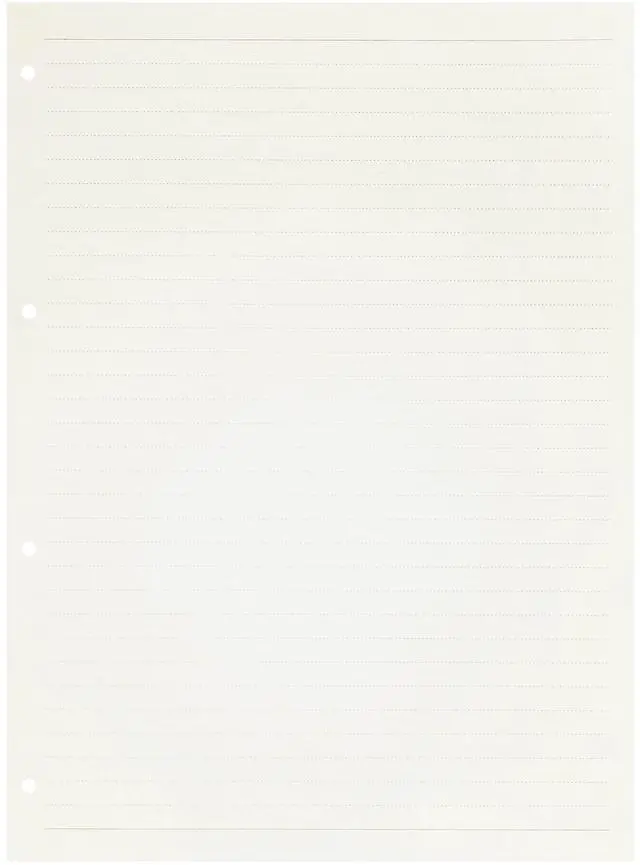 Alt view image 2 of 4 - 2 Pack A4 90 Sheets/180 Pages Lined Loose Leaf Punched Paper Refills Paper for 4 Hole Binder Personal Organizer Diary Notebook Refillable Planner