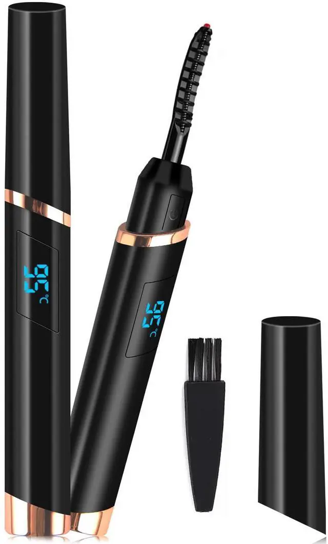 Main image of Heated Eyelash Curler, Electric Eyelash Curler, Rechargeable Lash Curler for Makeup Natural Curling Eye Lashes and 24 Hours Long Lasting - Black 2026 Updated New Model