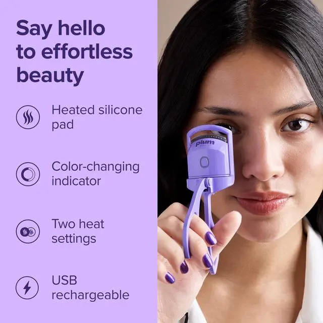 Alt view image 3 of 7 - Lash Lift Off Heated Eyelash Curler USB-C Rechargeable Electric