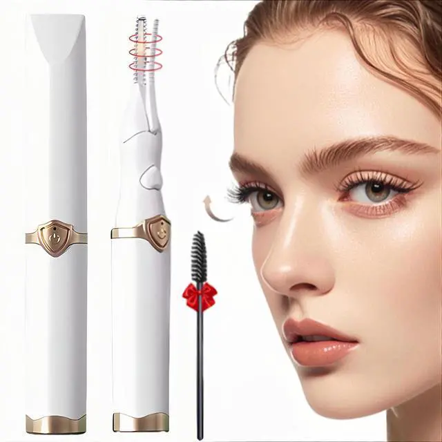 Main image of Heated Eyelash Curler, 2-in-1 Clip-Type Design, 3 Temperature Modes, USB Rechargeable Electric Eyelash Curler, Natural Curling 24H Long-Lasting Curl, Gift for Women & Girls, Beige-FB