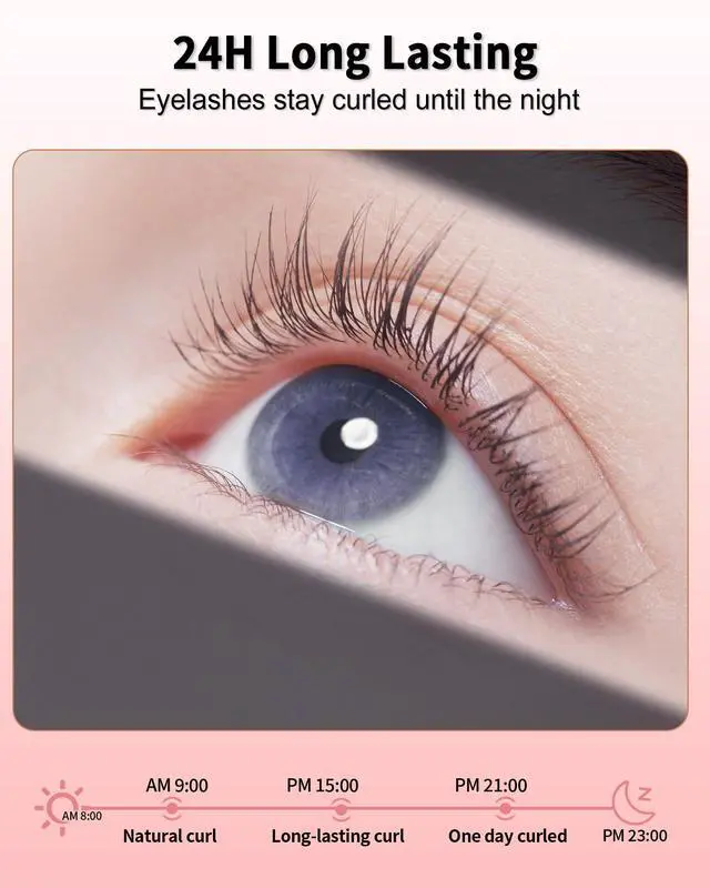 Alt view image 2 of 7 - Heated Eyelash Curlers - Eye Lash Curler Heat - Mini Electric Eyelash Curler with LED Display 3 Temp Settings USB Rechargeable Natural Curling 24H Long Lasting for Women Makeup Tools Gifts