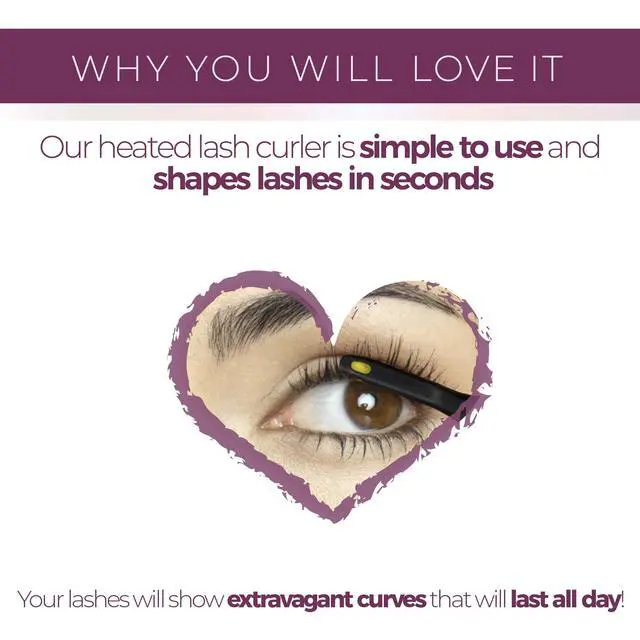 Alt view image 6 of 7 - Heated Eyelash Curler, Long-Lasting Curl, Battery Included