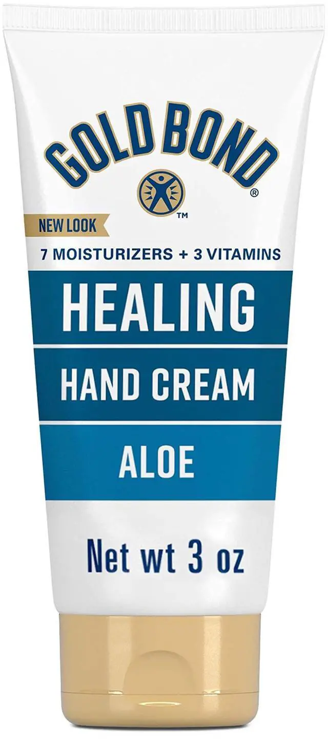 Main image of Healing Hand Cream with Aloe, Rich Moisturizer for Dry to Extra Dry Skin, Hydration that Lasts Through Handwashing, Non-Greasy, Dermatologist Tested, Light Scent, 3 Oz On-The-Go Tube