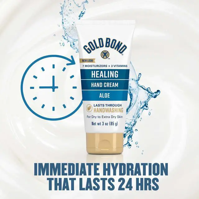 Alt view image 5 of 7 - Healing Hand Cream with Aloe, Rich Moisturizer for Dry to Extra Dry Skin, Hydration that Lasts Through Handwashing, Non-Greasy, Dermatologist Tested, Light Scent, 3 Oz On-The-Go Tube