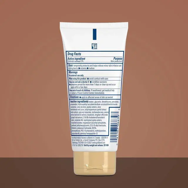 Alt view image 2 of 7 - Medicated Eczema Relief Hand Cream, 3 oz., Skin Protectant Cream with 2% Colloidal Oatmeal