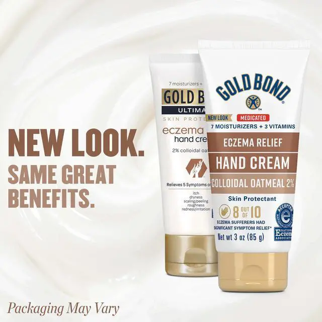 Alt view image 3 of 7 - Medicated Eczema Relief Hand Cream, 3 oz., Skin Protectant Cream with 2% Colloidal Oatmeal