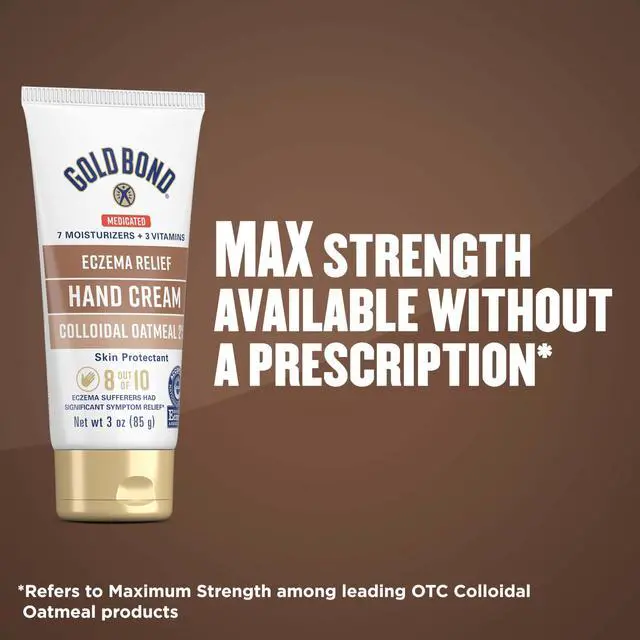 Alt view image 7 of 7 - Medicated Eczema Relief Hand Cream, 3 oz., Skin Protectant Cream with 2% Colloidal Oatmeal