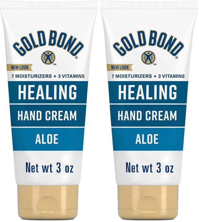 Main image of Healing Hand Cream, Hand Cream With Aloe, Moisture That Lasts Through Handwashing, 3 oz. (Pack of 2)