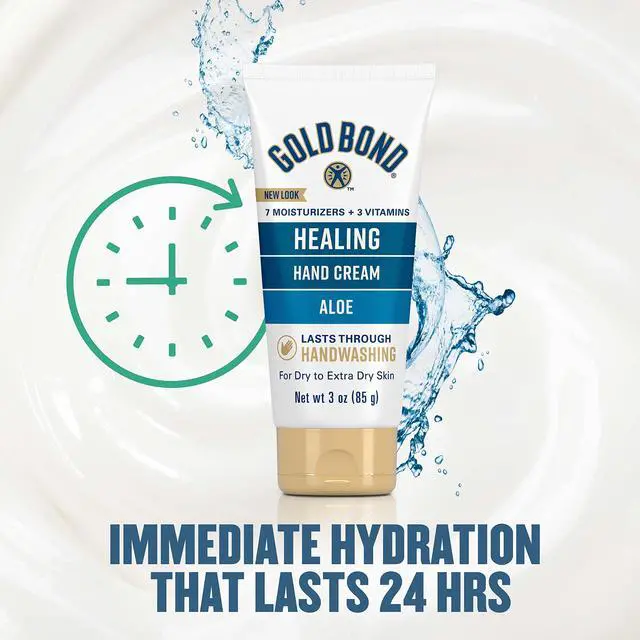 Alt view image 5 of 7 - Healing Hand Cream, Hand Cream With Aloe, Moisture That Lasts Through Handwashing, 3 oz. (Pack of 2)