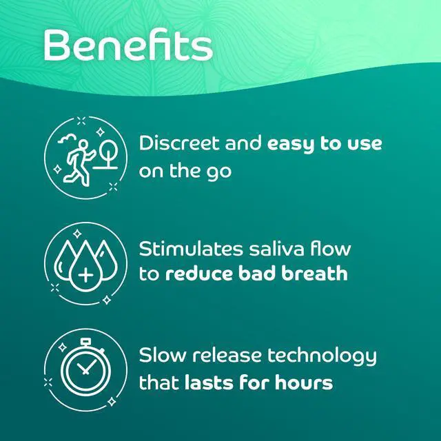 Alt view image 5 of 7 - FreshMelts Fresh Breath Stick-on Melts for Lasting Freshness, 40 Count Breath Freshener for Bad Breath, Non-Acidic & Sugar-Free, Arctic Mint