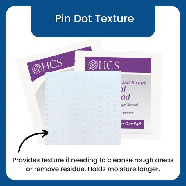 Alt view image 3 of 7 - Large Alcohol Prep Pads, 70% Isopropyl Alcohol Wipes for Injections