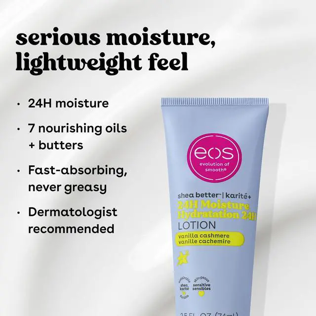 Alt view image 4 of 7 - 24H Moisture Travel Body Lotion- Vanilla Cashmere, Travel Size Essential, Toiletries, Mini Body Lotion For Dry Skin, 2.5 fl oz