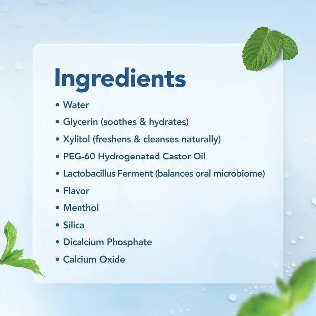 Alt view image 3 of 3 - Probiotic Oral Spray, Breath Freshener Spray, Xylitol Apple Mint