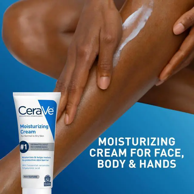 Alt view image 4 of 7 - Moisturizing Cream, Face Body Moisturizer, Normal to Dry Skin, 8 Fl Oz