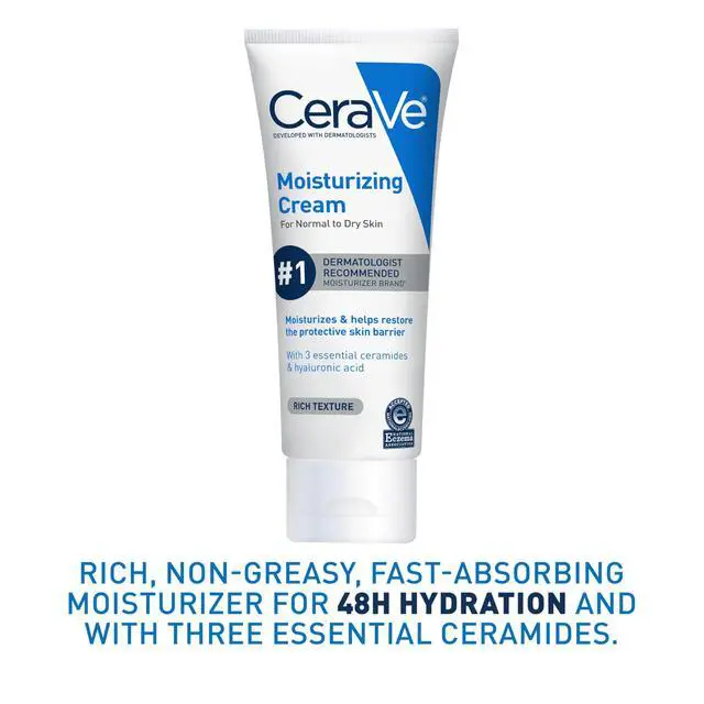 Alt view image 7 of 7 - Moisturizing Cream, Face Body Moisturizer, Normal to Dry Skin, 8 Fl Oz