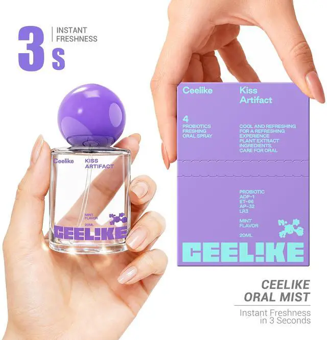 Alt view image 2 of 7 - Oral Spray Fresh Breath, Dual Cooling Experience & Convenient On-the-Go Design Perfect for Freshening Breath Anywhere, Anytime (1 count)