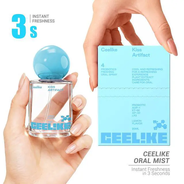 Alt view image 3 of 7 - Oral Mist Spray, Mint & Lemon Flavor Portable Breath Freshener, 20ml 2 Count Pack for Daily Breath Refreshing
