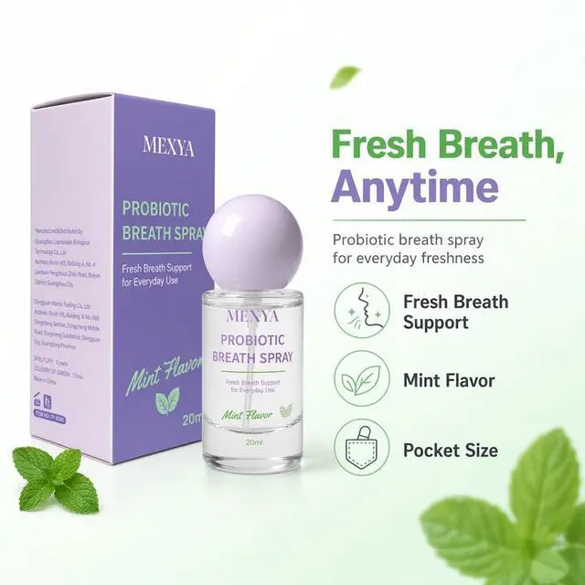 Alt view image 3 of 7 - Probiotic Breath Spray for Bad Breath, 2-Pack, Alcohol-Free