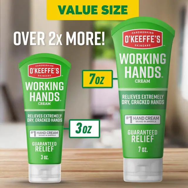 Alt view image 5 of 7 - Working Hands Hand Cream for Extreme Dryness - 7 oz Tube (1 Pack) - Repairing Skincare for Cracked, Dry Hands