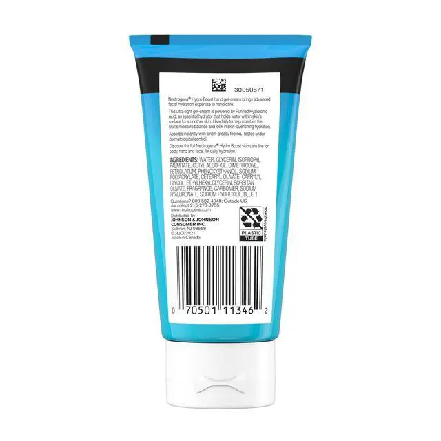 Alt view image 7 of 7 - Hydro Boost Hydrating Hand Gel Cream with Hyaluronic Acid for Instantly Quenched, Soft & Supple Hands, Lightweight, Non-Greasy & Quick Absorbing Hand Lotion, Travel Size, 3 Oz
