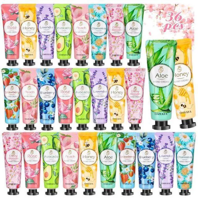 Main image of 36 Pack Hand Cream Set, Hand Lotion Travel Size, Mothers Day Gifts for Mom, Teacher Appreciation Gifts, Bulk Gifts For Women Coworker, Bulk hand Cream, Mini Hand Cream, Nurse Gifts, Bridesmaid Gifts