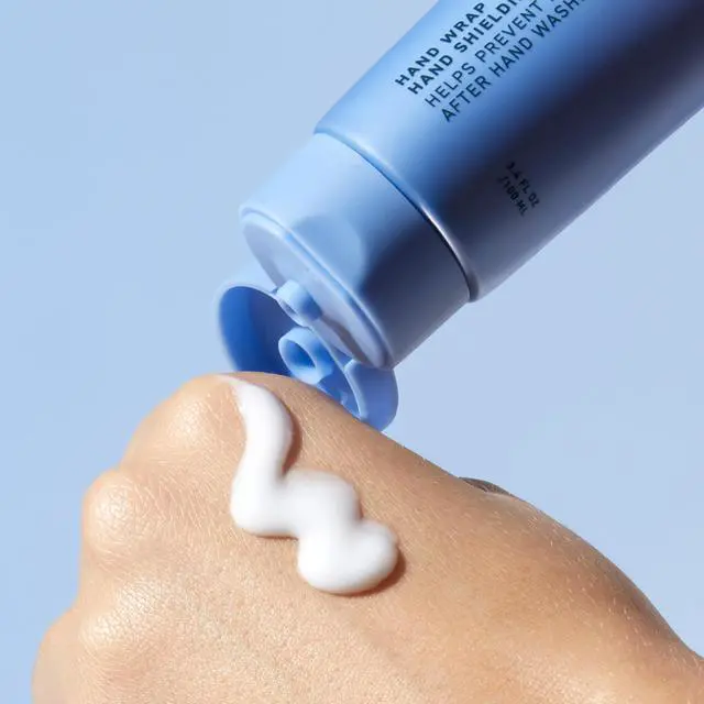 Alt view image 5 of 7 - Skin Hand Wrap, Hand Cream for Dry Cracked Hands. Deep Nourishing Moisturizing Formula. Non-Greasy Balm for Women and Men. Unscented Skincare with Moisture Lock Formula. 3.4oz
