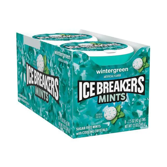 Alt view image 2 of 7 - Wintergreen Sugar Free Mints Tins, 1.5 oz (8 Count)