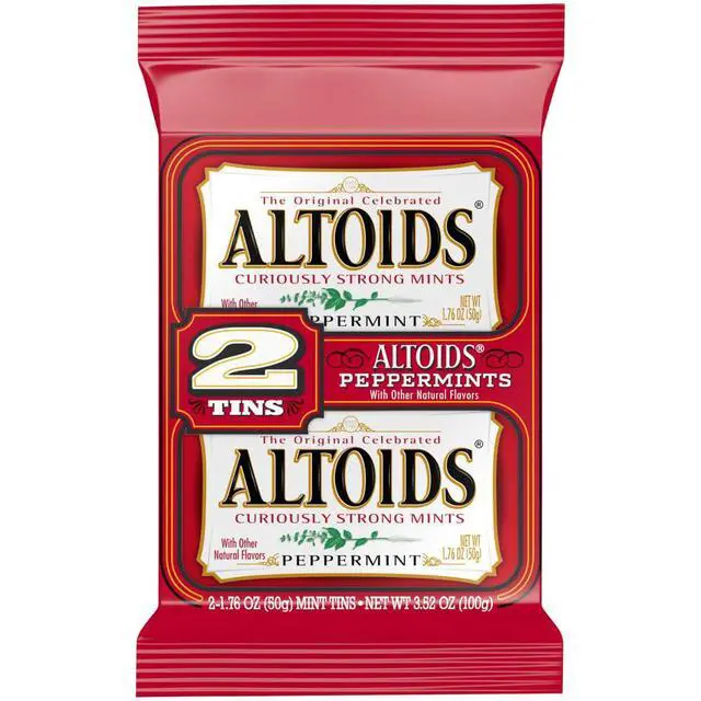 Alt view image 2 of 6 - Peppermint Breath Mint Tins, 3.52 Oz (Pack of 2)