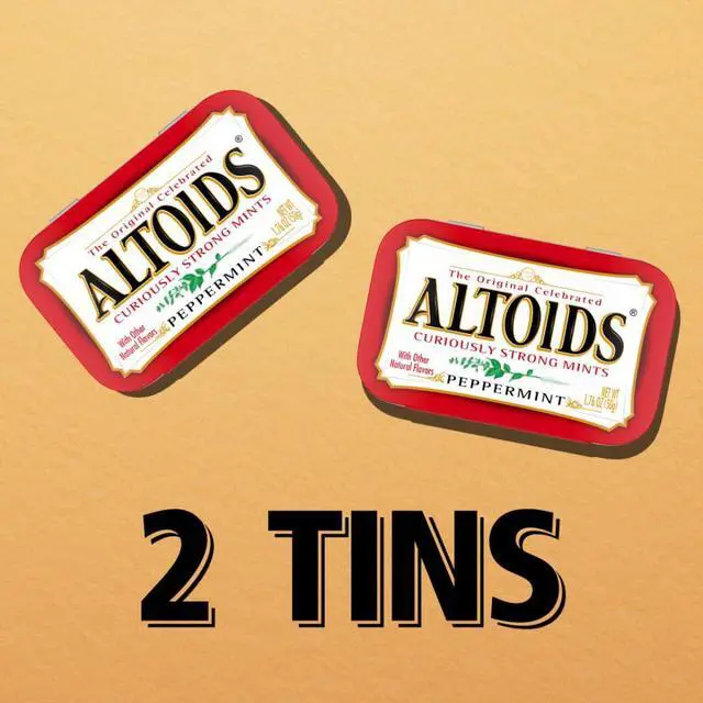 Alt view image 4 of 6 - Peppermint Breath Mint Tins, 3.52 Oz (Pack of 2)