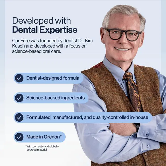 Alt view image 7 of 7 - Gel 1100 (Mint) Anti-Cavity Fluoride Toothpaste with Nano Hydroxyapatite, Cavity Prevention and Enamel Protection, Dentist Recommended for Kids and Adults, 2.40 oz.