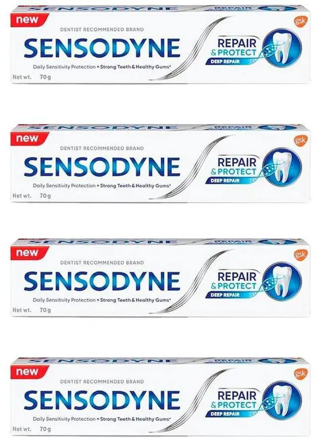 Main image of Repair & Protect Toothpaste | 70g (2.46 Ounce) | Pack of 4