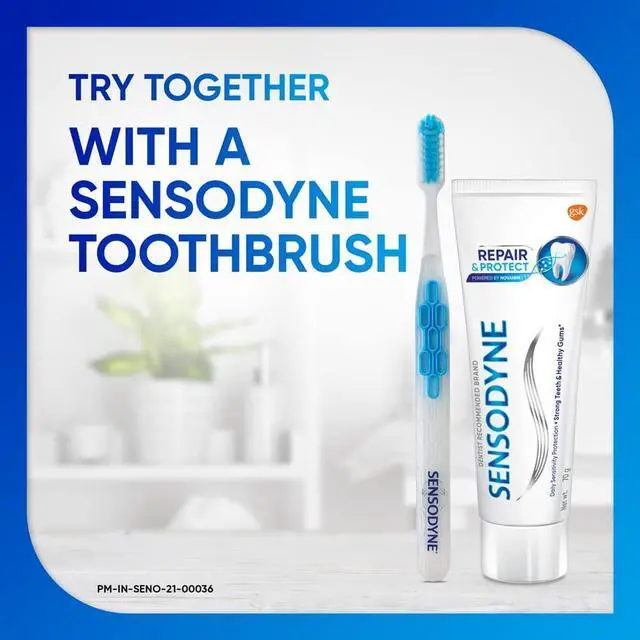 Alt view image 5 of 5 - Repair & Protect Toothpaste | 70g (2.46 Ounce) | Pack of 4