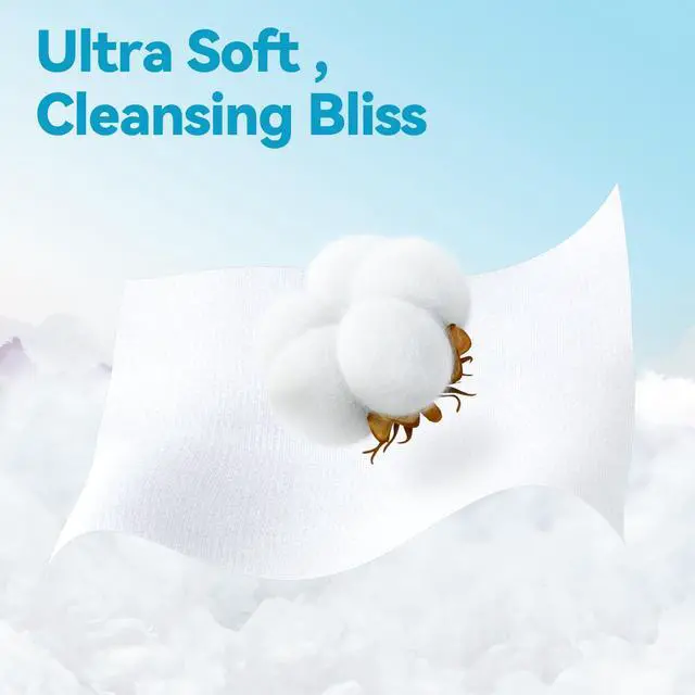 Alt view image 6 of 7 - Thicker Hangable Face Towels, 100% Cotton, 80 Count, 1 Pack