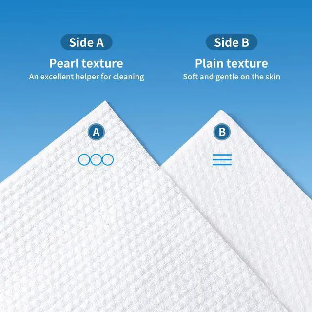 Alt view image 4 of 7 - Clean Face Towels Disposable Facial Washcloths Hanging 166 Cts