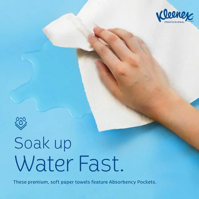 Alt view image 4 of 7 - KLEENEX Pop-Up Box Hand Towels, Paper, 9 x 10-1/2, 120/pack