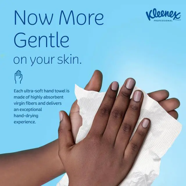 Alt view image 6 of 7 - KLEENEX Pop-Up Box Hand Towels, Paper, 9 x 10-1/2, 120/pack