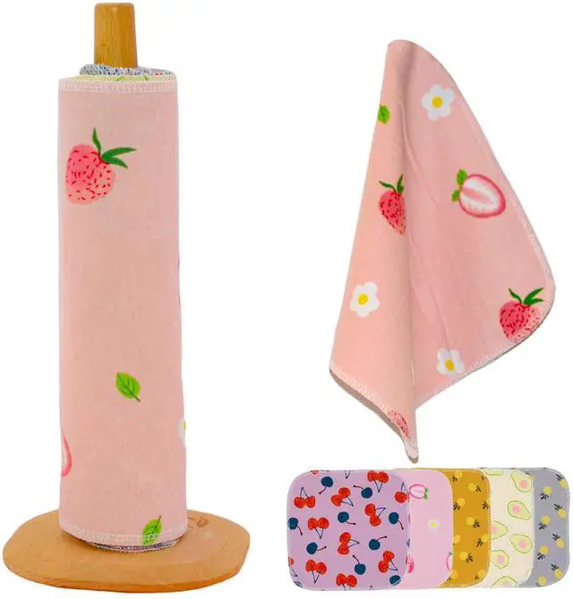 Main image of Reusable Paper Towels Washable Roll, 25 Pack Reusable Paper Towel
