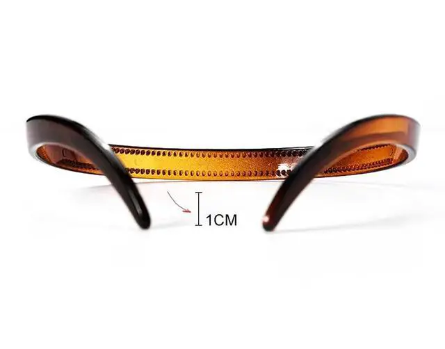 Alt view image 2 of 7 - 2PCS Plastic Flex No Pressure Headbands Teeth Comb Skinny Hair Loop for Women Girls with Glasses