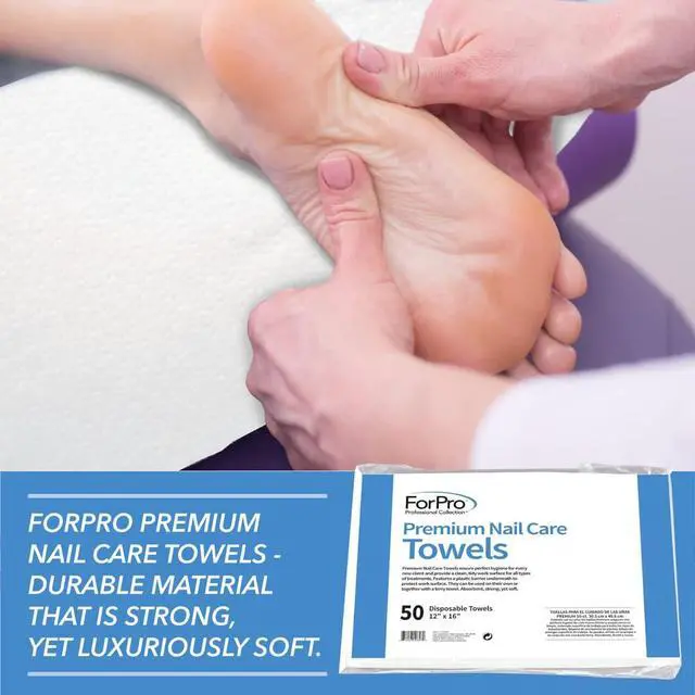 Alt view image 4 of 6 - 50ct Nail Care Towels, 12x16 in, Lint-Free, Disposable
