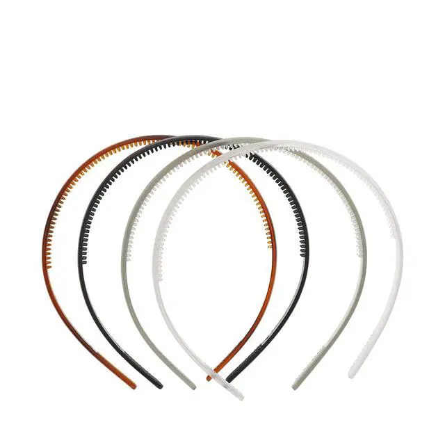 Alt view image 2 of 3 - Women's Classics Frost Headband, Clear/Grey/Tort/Black, 4 Count (Style May Vary)
