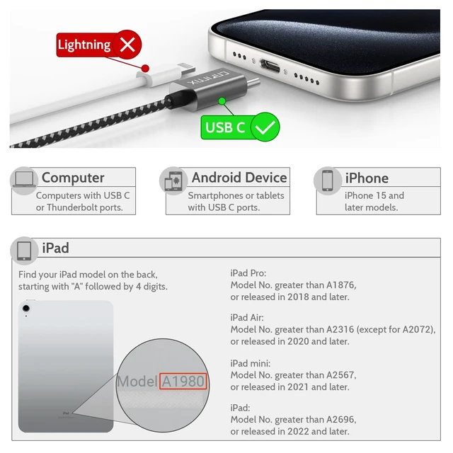 Alt view image 4 of 7 - USB C Double Headphone Splitter, Type C to Dual 3.5mm Jacks Audio Sharing Adapter Compatible with iPhone 17/16/15, iPhone 17/16/15 Pro Max, iPad Pro 13/12.9/11, iPad Air 13/11 and More