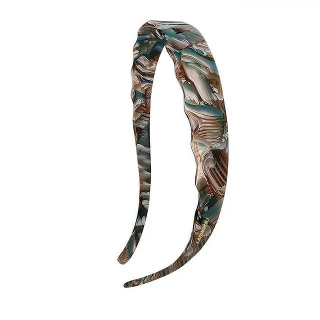 Main image of Sunglasses Headband for Women,Acetate HairbandComfortable Headbands for Women, Fashion Thin Headbands Non Slip, Hairbands for Women's Hair (Blue Marble, 0.79in)