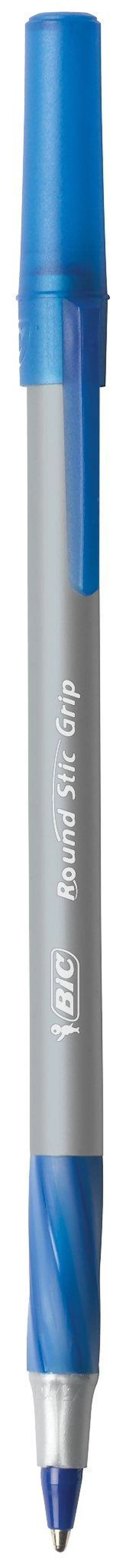 Alt view image 2 of 6 - Round Stic Grip Xtra Comfort Ballpoint Pen, Blue Ink, 12-Count