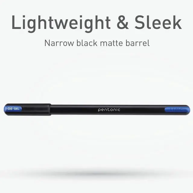 Alt view image 6 of 7 - Gel Pens, 24 Count, Assorted Colored Ink (12 Colors, 2 Of Each Color), Medium & Fine Point, Smooth Writing For Journaling (1002353)